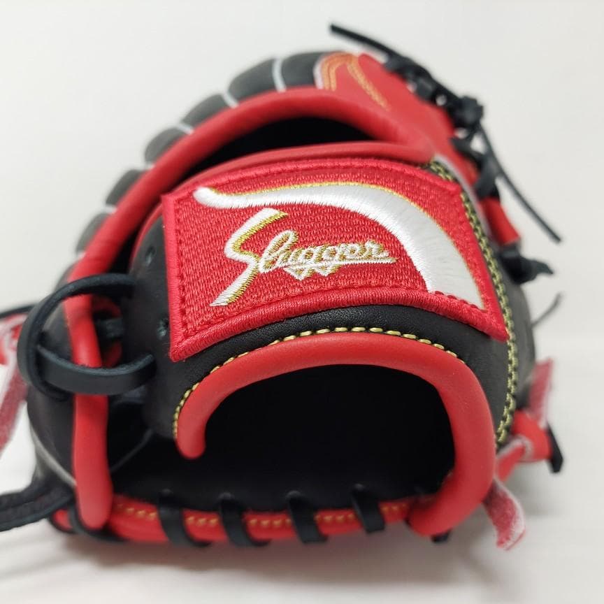 久保田スラッガー 少年軟式グローブ LT25-GJ2 J2H型 レッド×ブラック