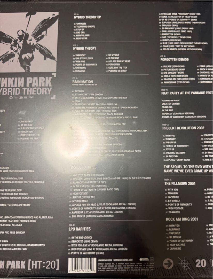 Linkin Park Hybrid Theory 20周年記念版