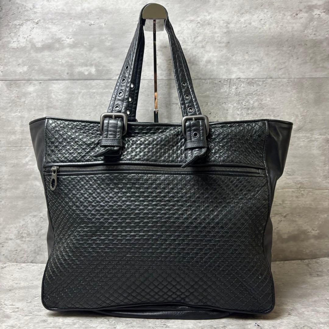 希少モデル BOTTEGA VENETA トートバッグ イントレチャート 黒