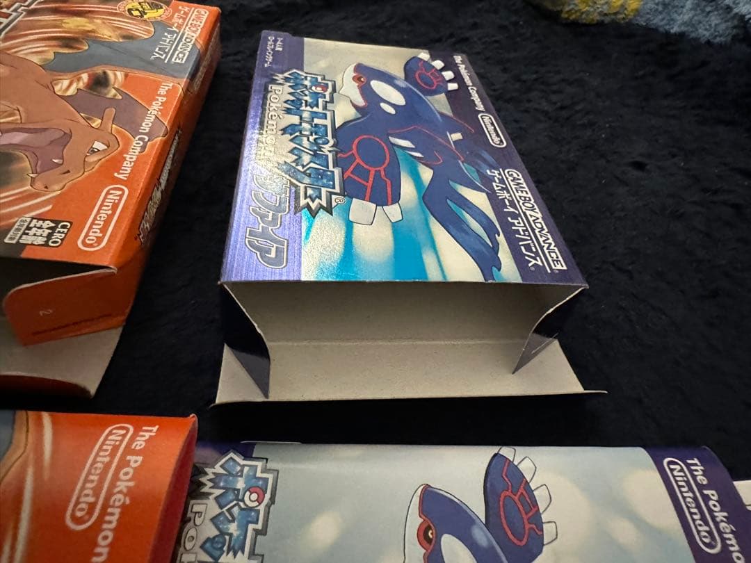 ポケモン 箱のみ3点セット ファイアレッド サファイア　エメラルド 箱と説明書