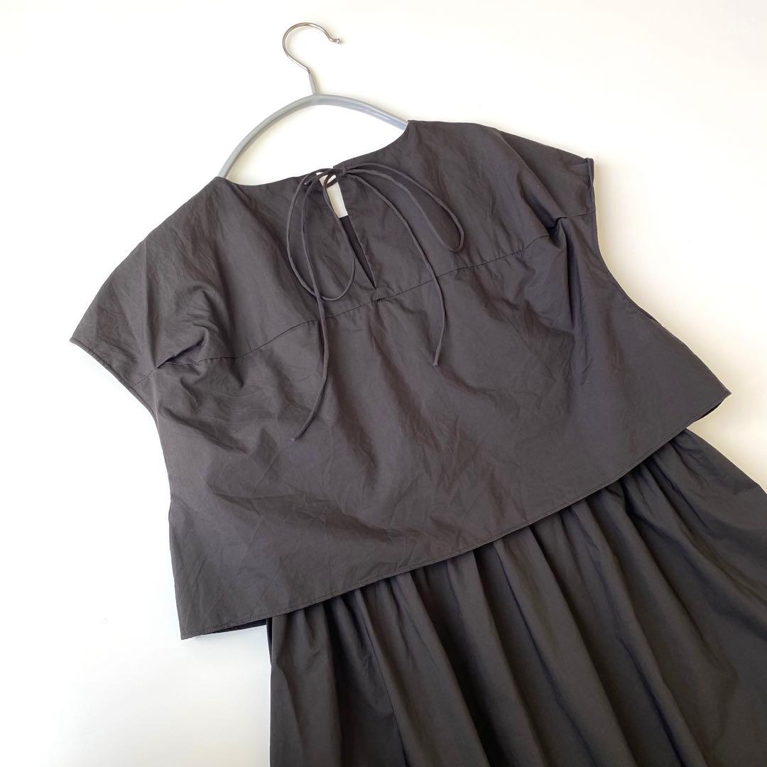 美品✨Ballsey 定価3万 プロセスドコットン レイヤードライクワンピース