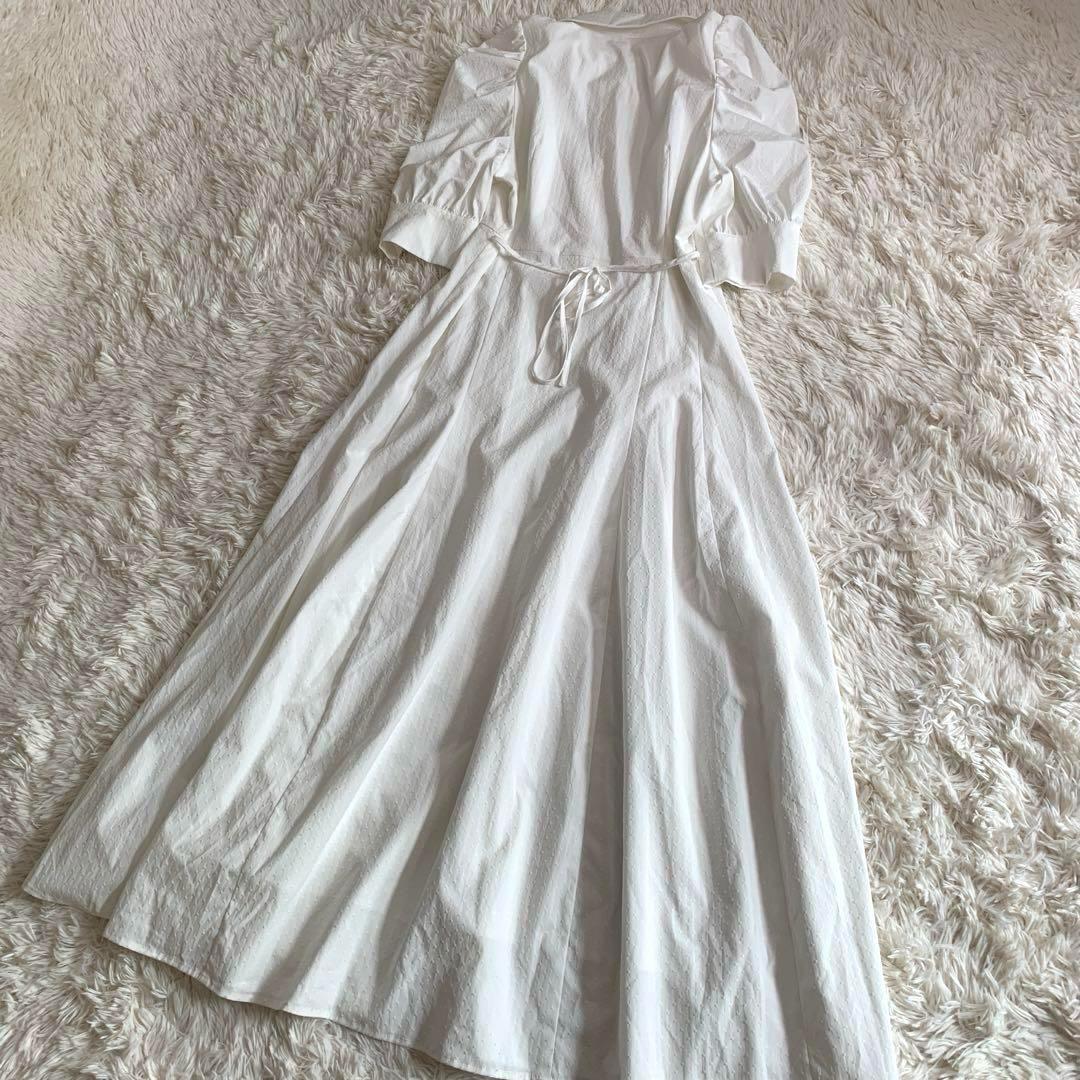 美品✨Lillian Carat フラワーモチーフシャツワンピース