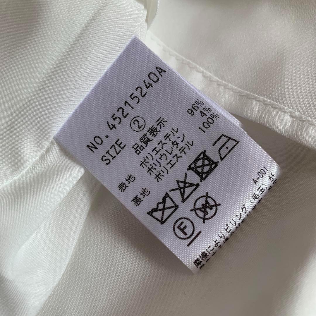 美品✨Lillian Carat フラワーモチーフシャツワンピース