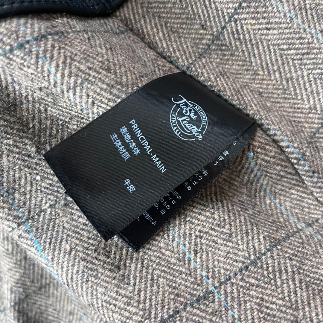 試着のみ JIASHI MFG&CO レザーコーチジャケット