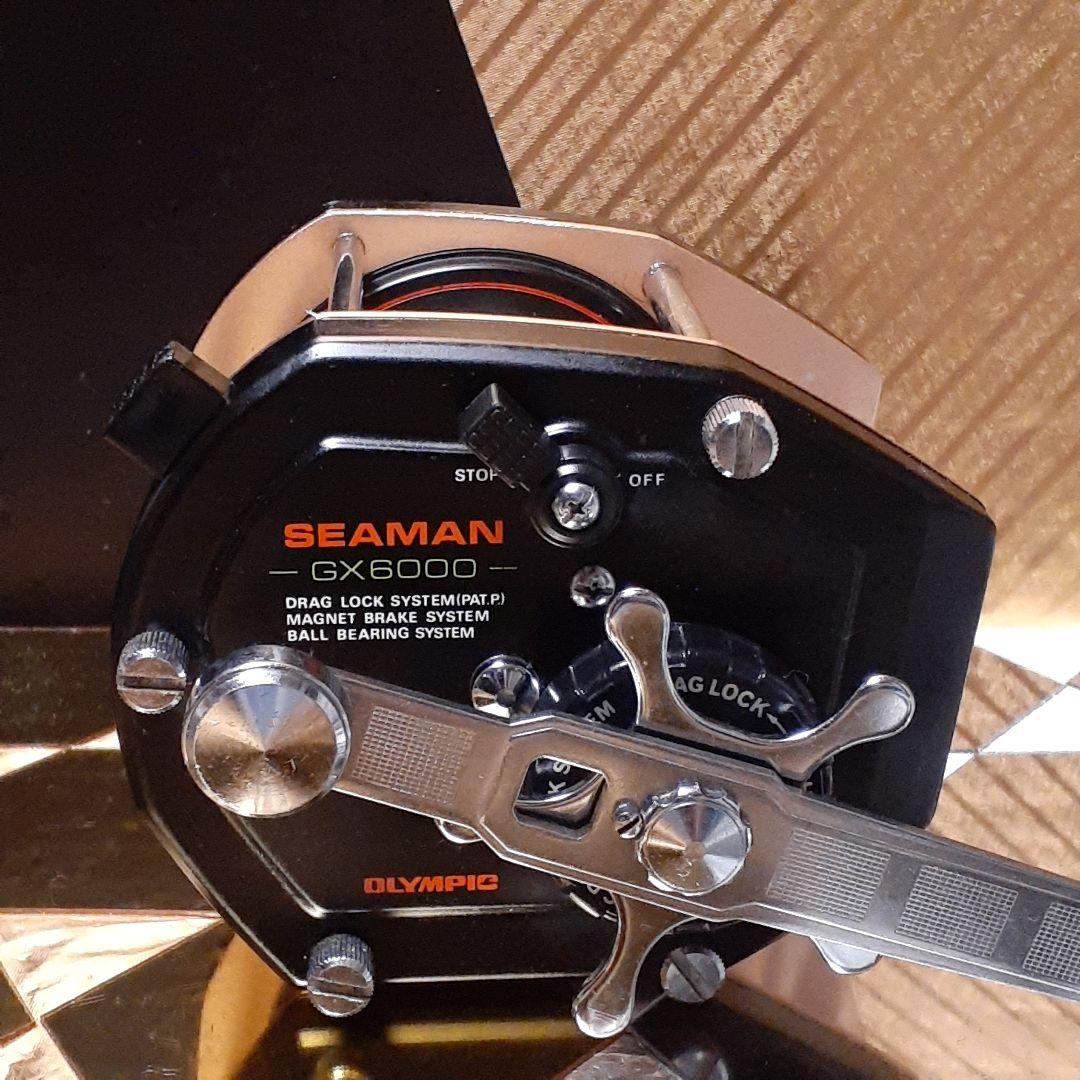 オリムピックSEAMAN GX6000 ベイトリール オールドリール船用 極美品