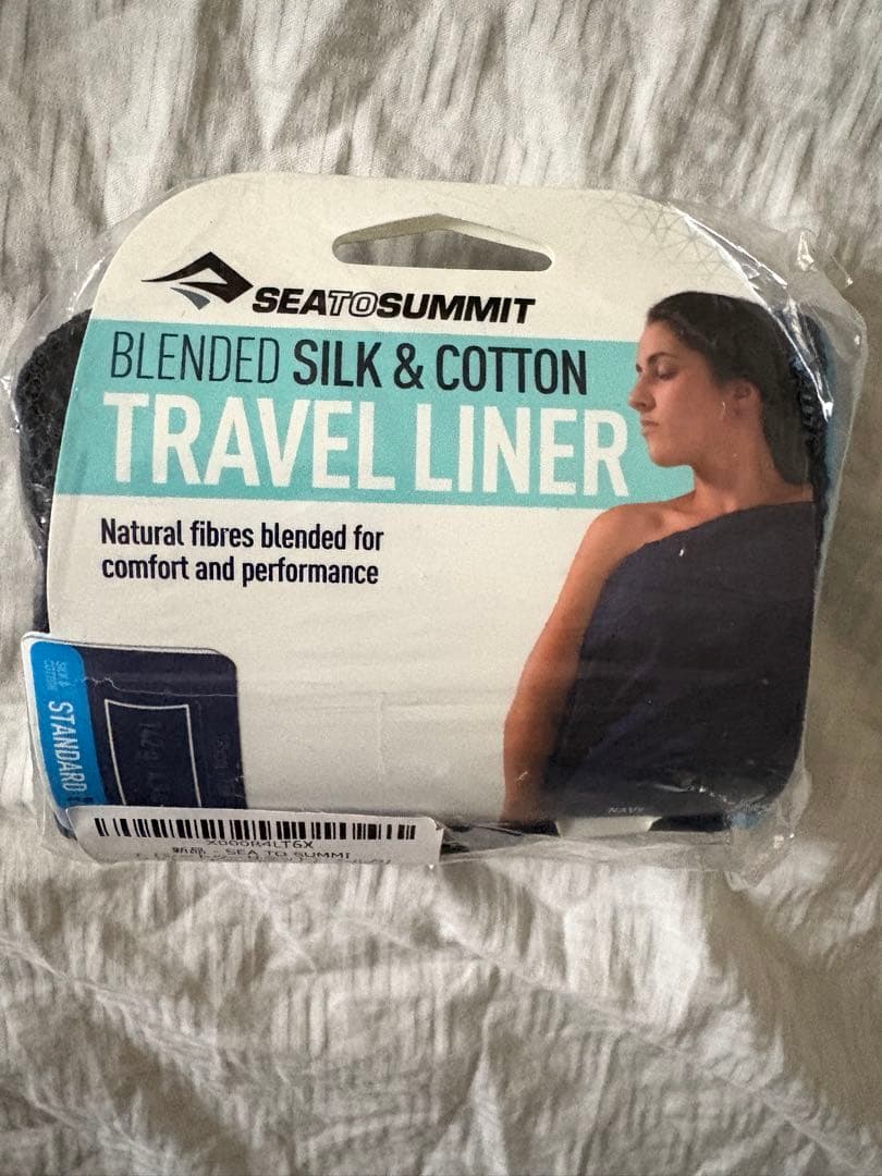 Sea to summit トラベルライナーsilk & cotton 142g