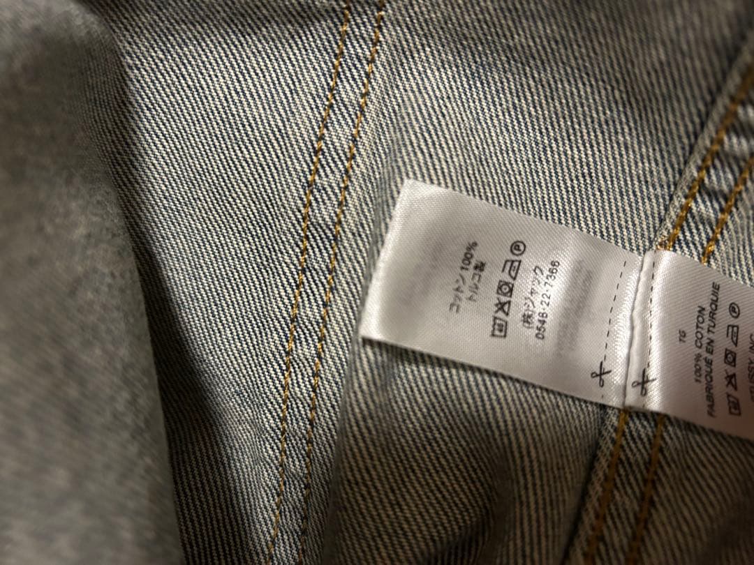 STUSSY デニムジャケットZIP WORK JACKET DENIM XL