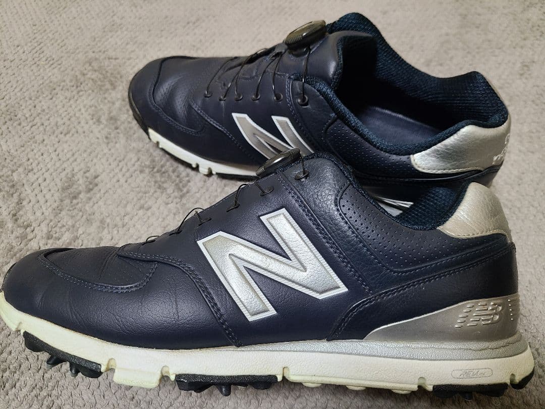 New Balance 574 ゴルフシューズ ネイビー