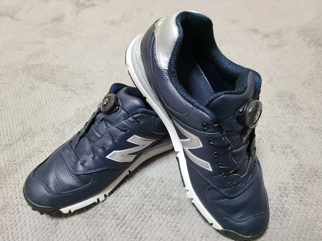 New Balance 574 ゴルフシューズ ネイビー