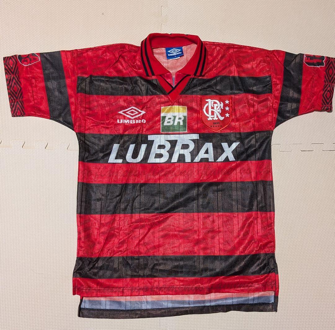 Umbro CR フラメンゴサッカーシャツ 赤黒（100周年）中古