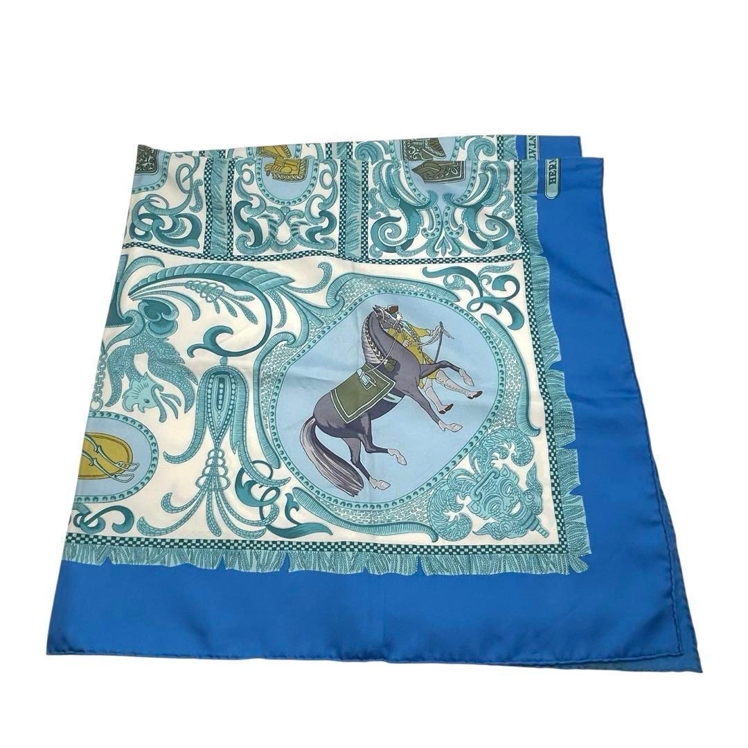 HERMES エルメス カレ スカーフ LA PRESENTATION シルク