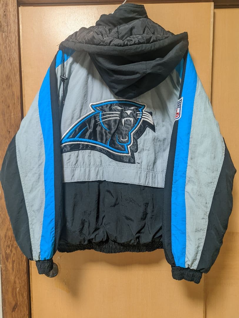Reebok リーボック NFL カロライナ・パンサーズ ナイロン ジャケット