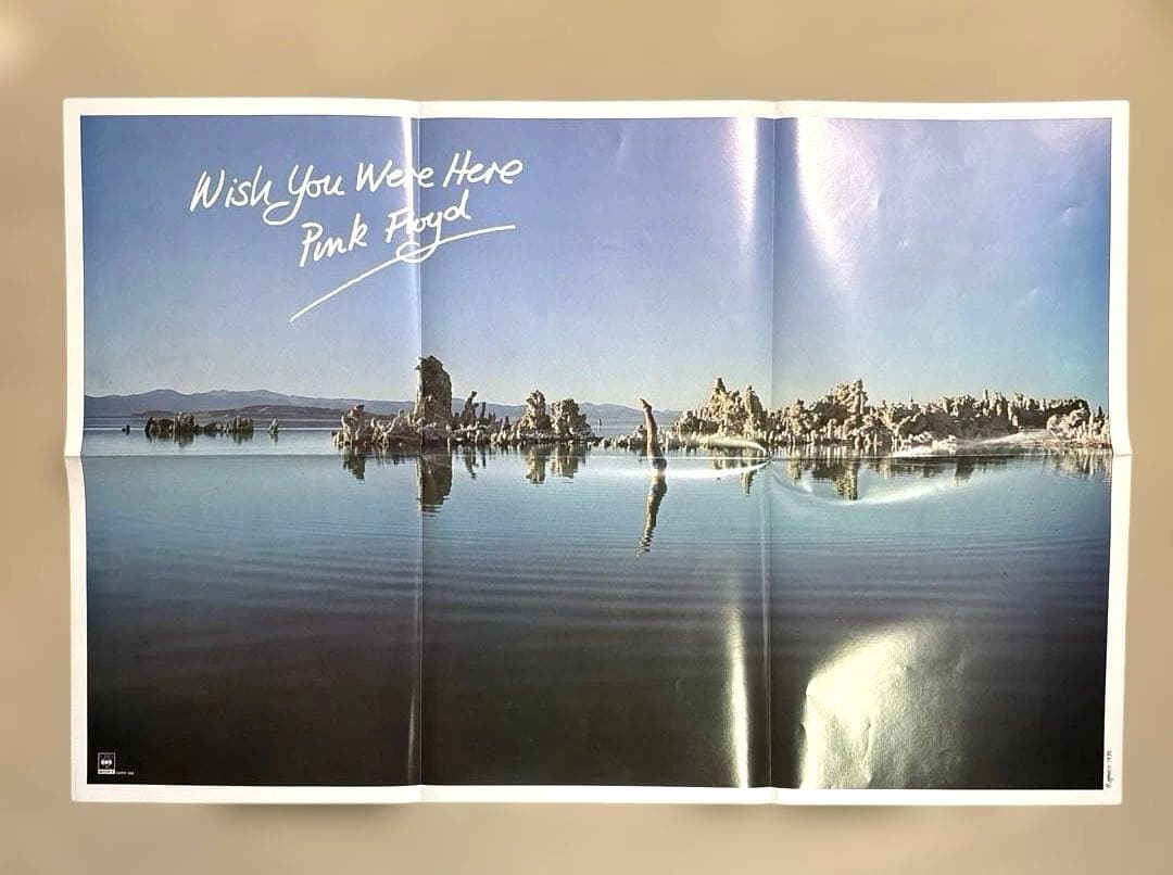 Pink Floyd Wish You Were Here LP ポスター付き