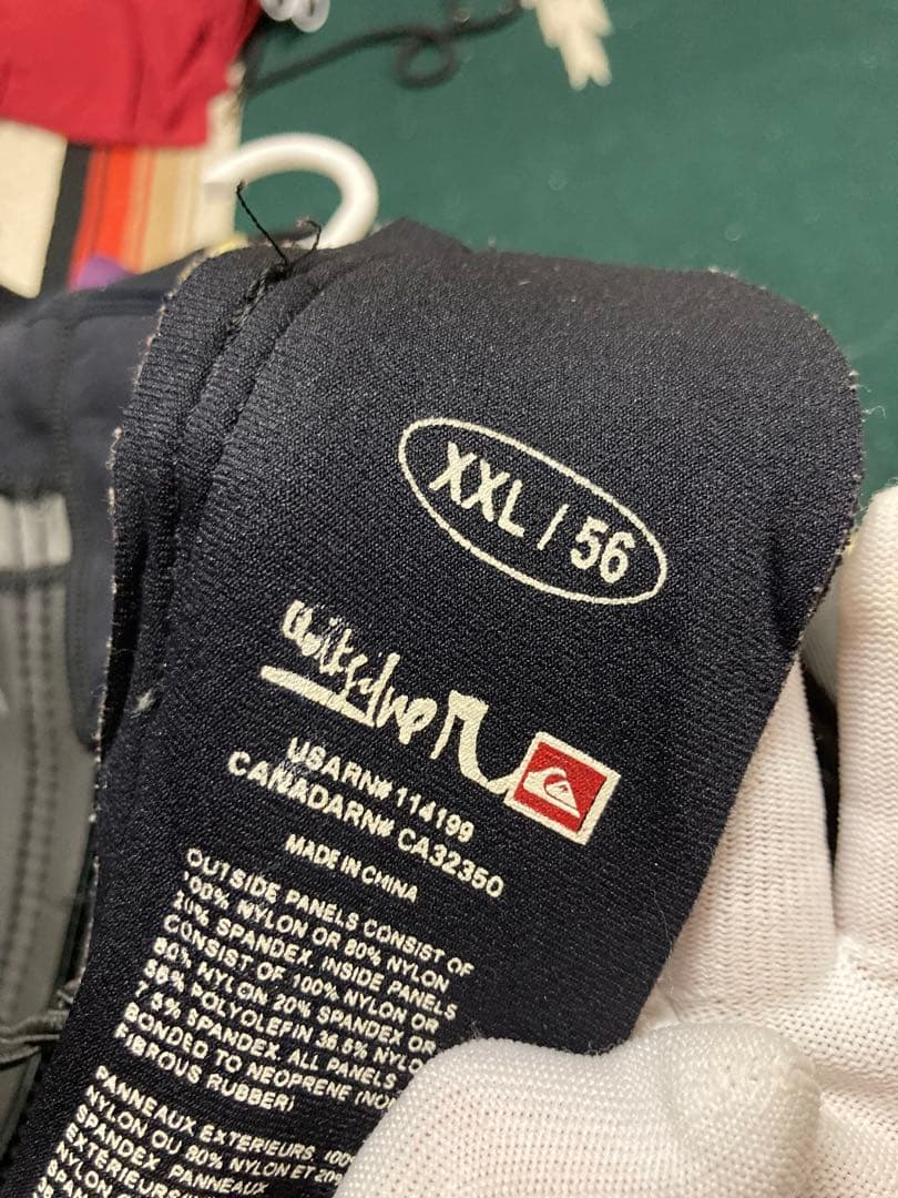 Quiksilver フルスーツ XXL/56 シンクロ3mm/2mm