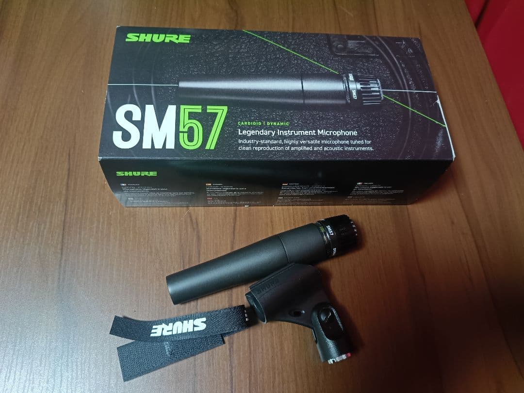 【美品 2本セット】 SHURE SM57 ダイナミックマイク 2本セット