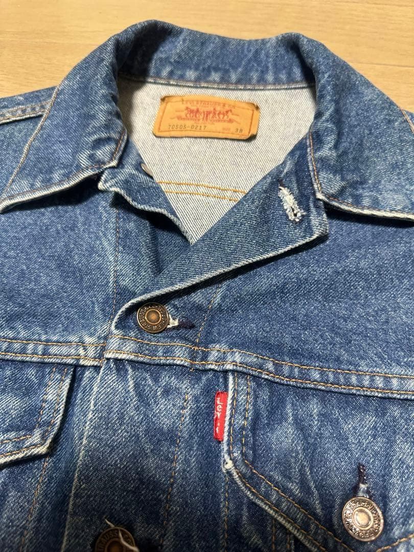 90sLevi's 70505-0217 デニムジャケット38マカオ製