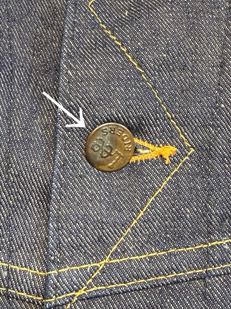 ★未洗い！No wash 60s Lee 101-J UNION MADE入タグ