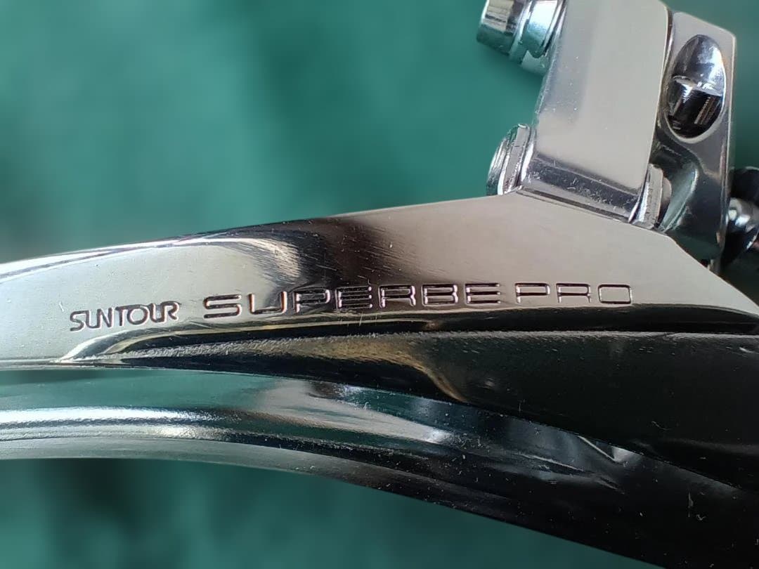 【未使用 希少】SUNTOUR SUPERBE PRO FD 直付け 取説付