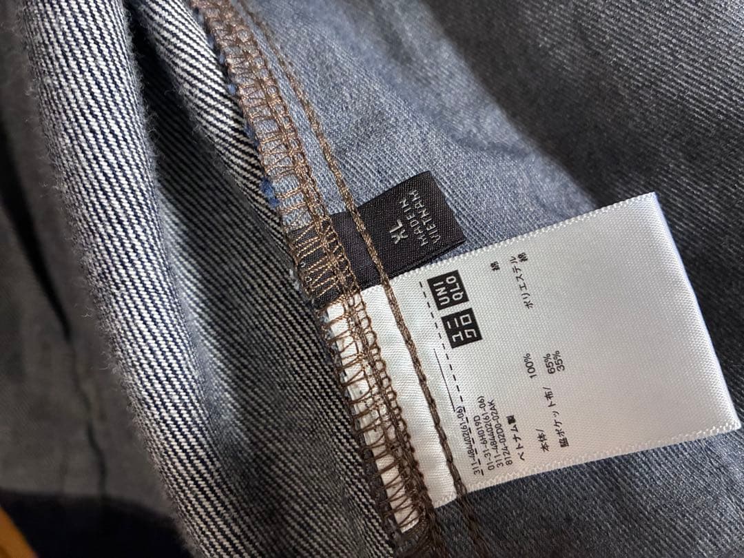 UNIQLOの2026年　大戦モデル　XL デニムトラッカージャケット