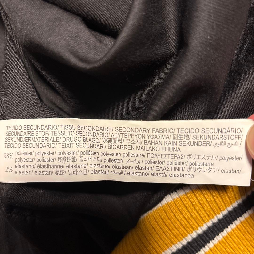 【値下げ】ZARA レザー スタジャンジャケット Lサイズ