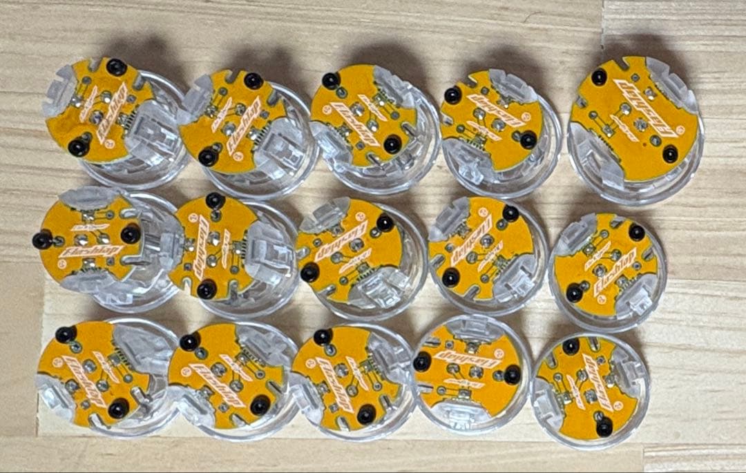 も*つ様 FlashTap ボタン15個セット アケコン レバーレス コントロー
