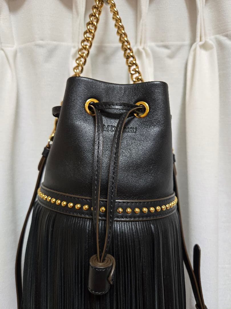 【美品】J&M DAVIDSON フリンジカーニバル　ブラック　ゴールド
