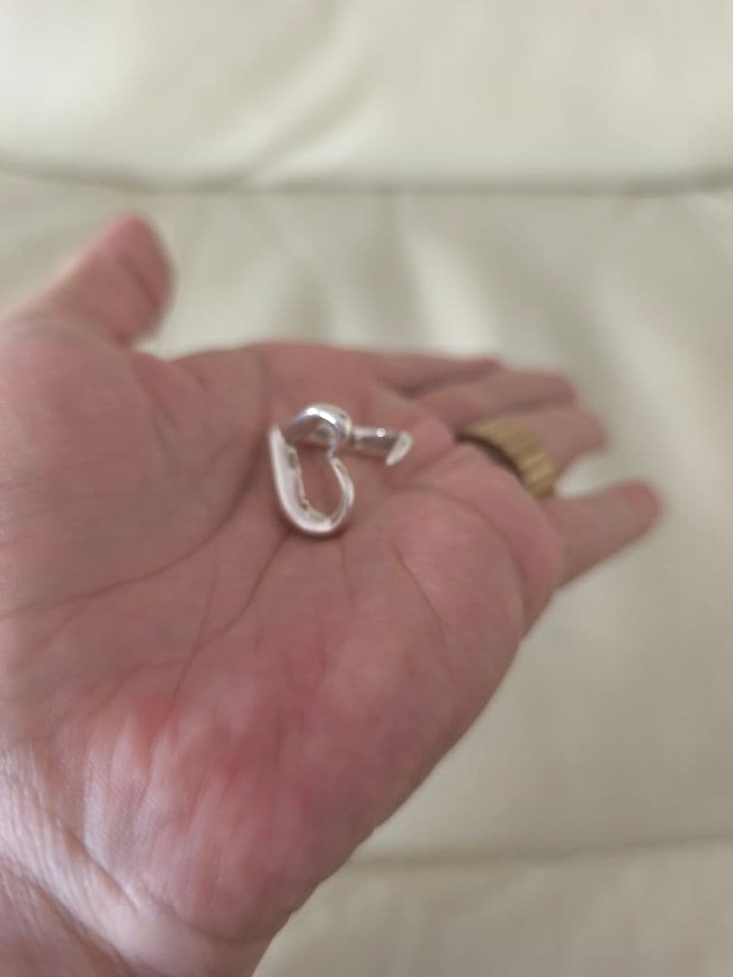 美品Tiffany&Co. ティファニー オープンハート リング シルバー 指輪