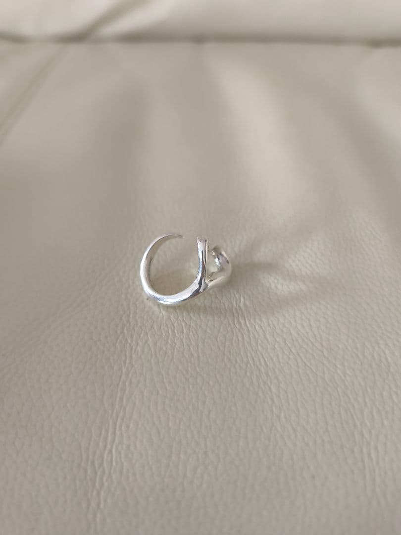 美品Tiffany&Co. ティファニー オープンハート リング シルバー 指輪