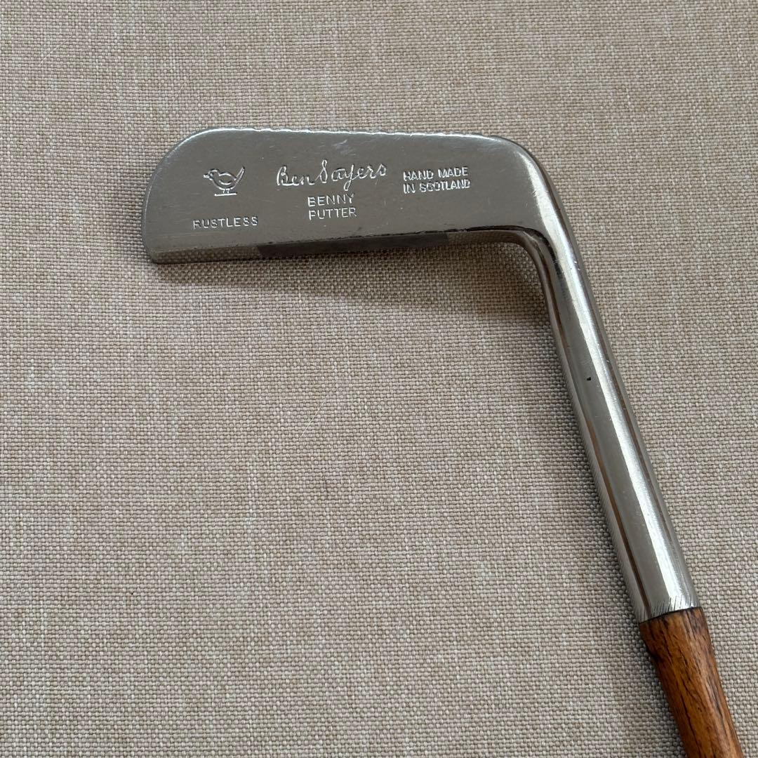 希少物！ベン・セイヤーズ BENNY PUTTER パター L字 木製シャフト