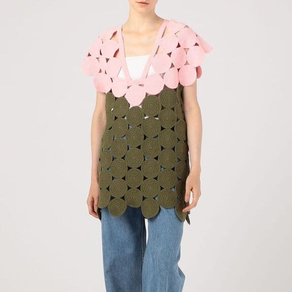 MOZHDEH MATIN MAYU ハンドニット チュニック 定価12.6万