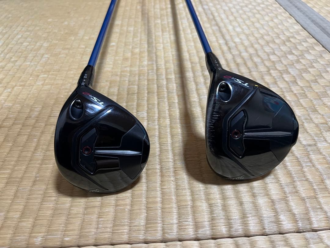 タイトリストTSR2フェアウェイウッド15度、18度の2本セット　バラ売り可能
