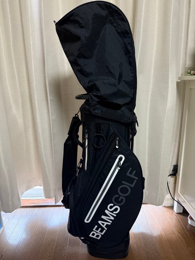 BEAMS GOLF ブラック スタンドキャディバッグ