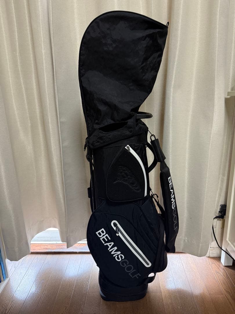 BEAMS GOLF ブラック スタンドキャディバッグ