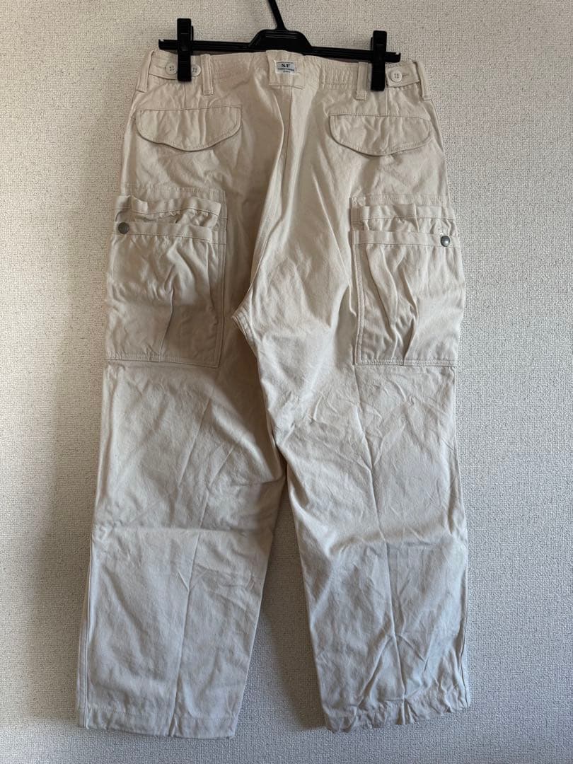 ◆美品◆SASSAFRAS / Overgrown Pants キャンバス