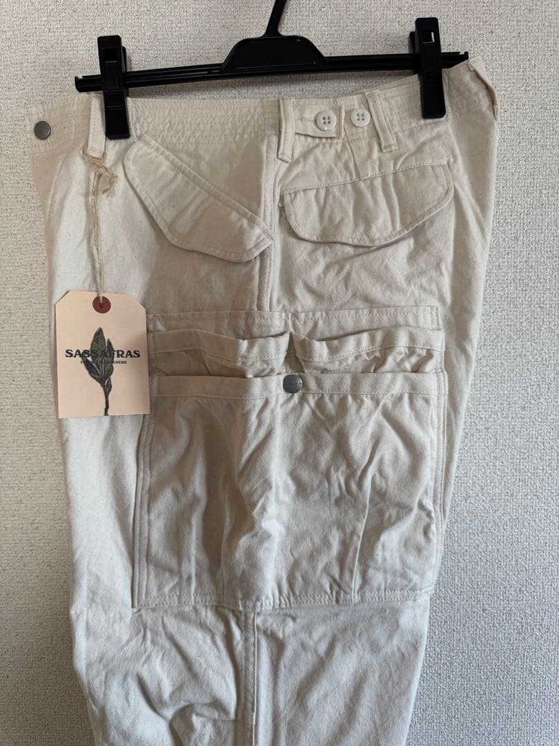 ◆美品◆SASSAFRAS / Overgrown Pants キャンバス