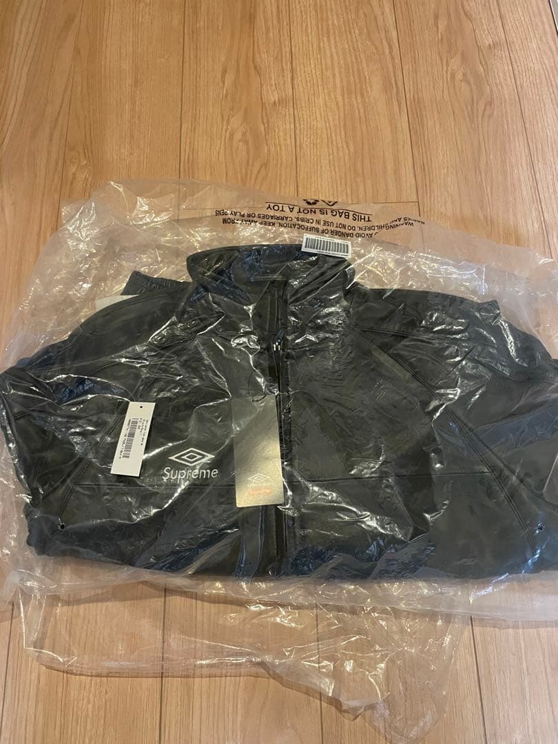 最安値 Supreme Umbro Leather Track Jacket S