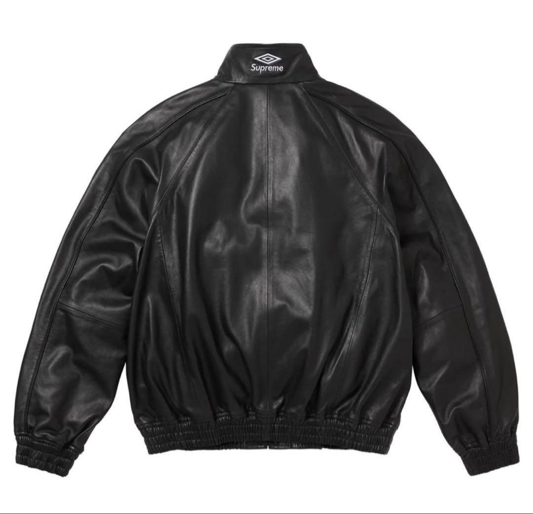 最安値 Supreme Umbro Leather Track Jacket S