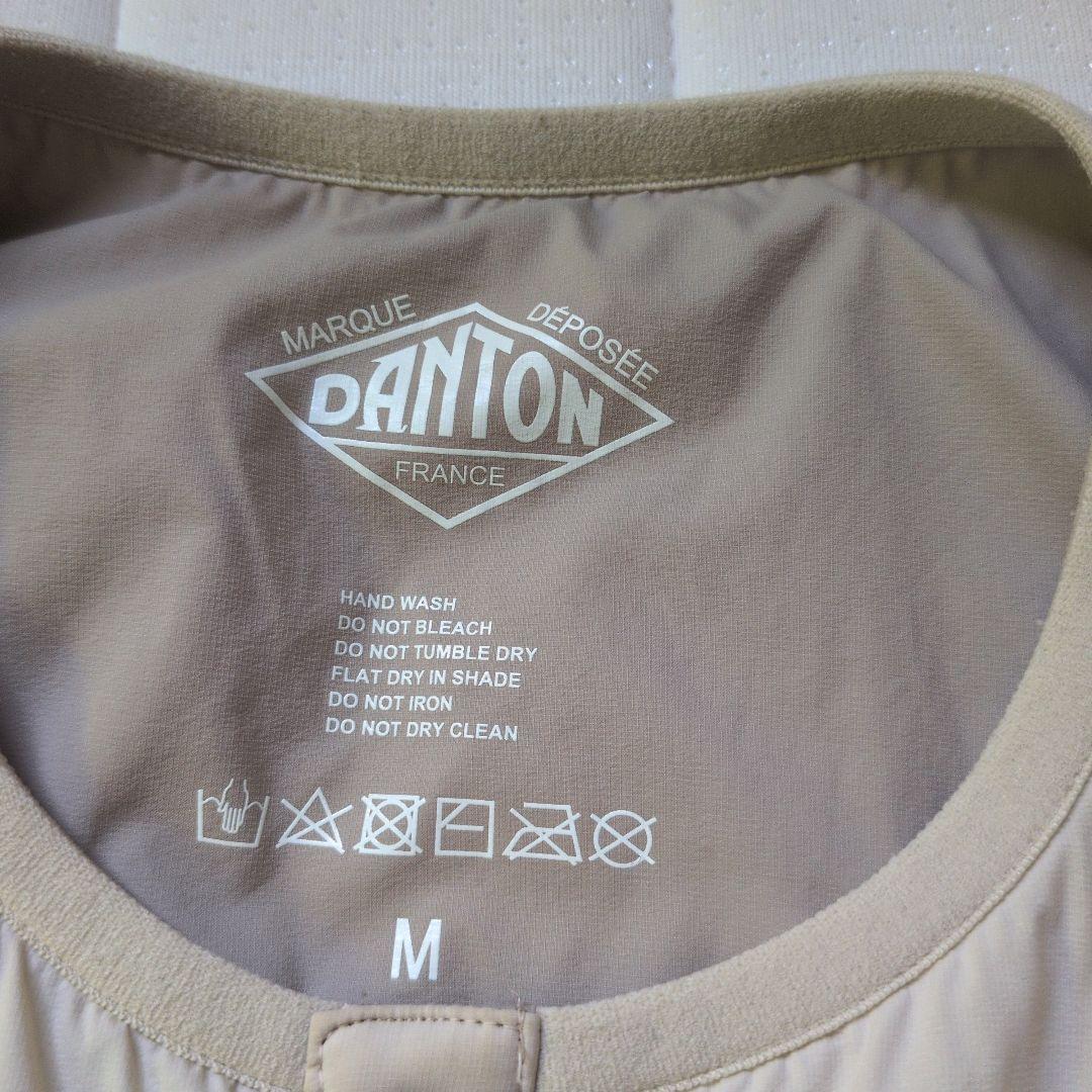DANTON ベージュ ベスト サイドポケット付き美品
