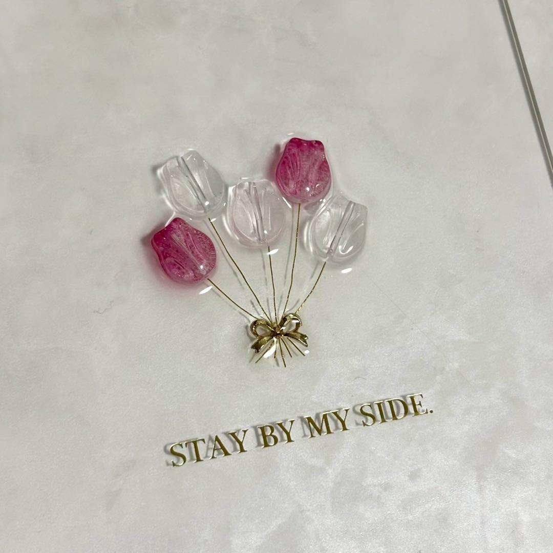 ✨はむこ✨A6 アクリルレジンバインダー　リング付き　韓国　貯金