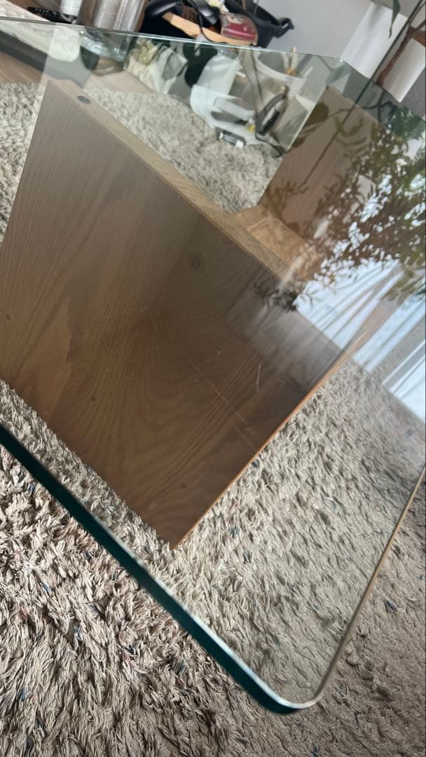 ゆか様購入予定 MOMO NATURAL GLASS LOW TABLE