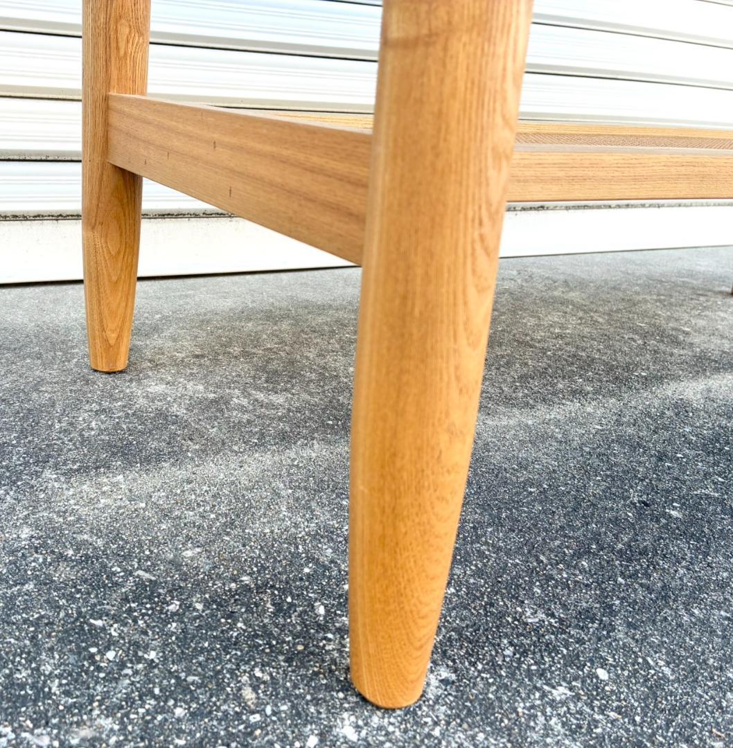 【美品】NAGANO INTERIOR センターテーブル ガラス 天然木
