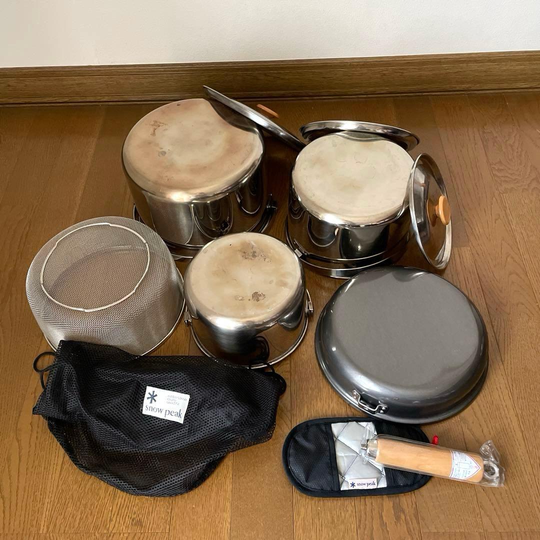 日本製　廃盤　旧モデル　スノーピーク　フィールドクッカー Pro.1