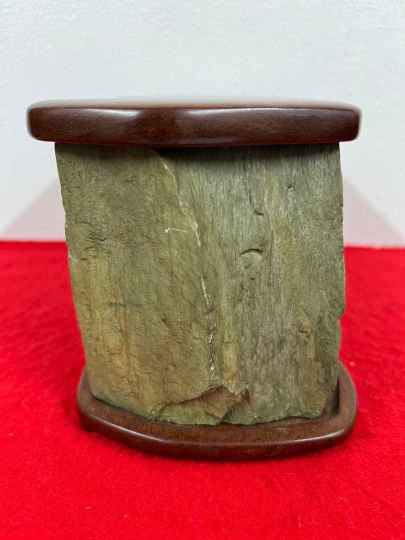 文房具 古物 緑端名硯 書　時代物　西X--63