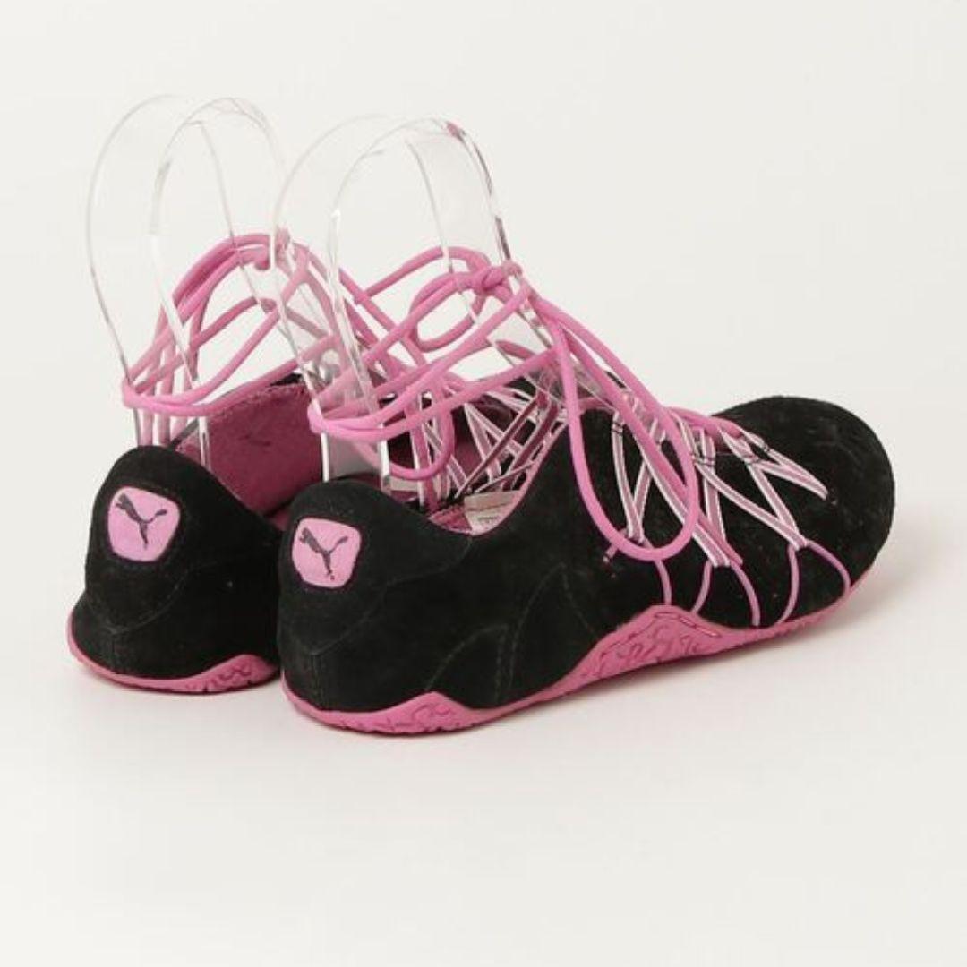 希少✨PUMA レースアップバレエシューズ 24.0cm