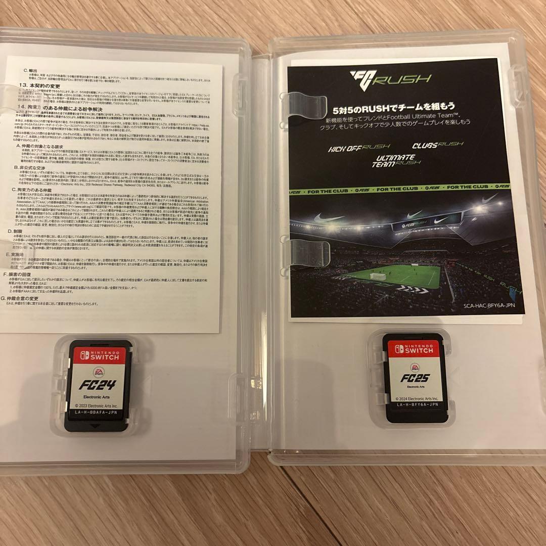 Switch EA SPORTS FC25&FC24 2本セット