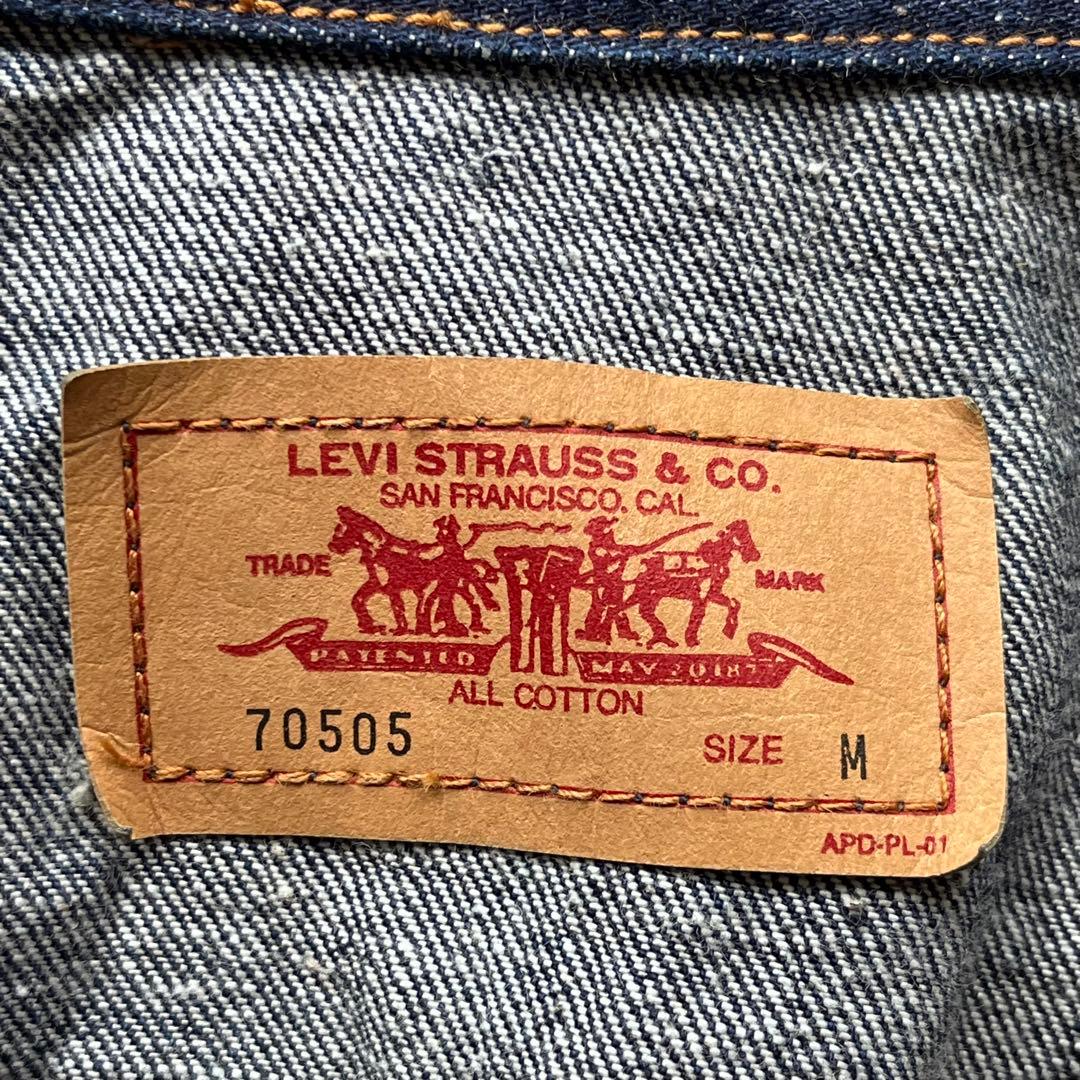 levi's リーバイス　デニムジャケット　gジャン　70505 00s M