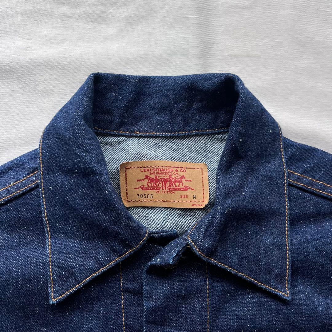 levi's リーバイス　デニムジャケット　gジャン　70505 00s M
