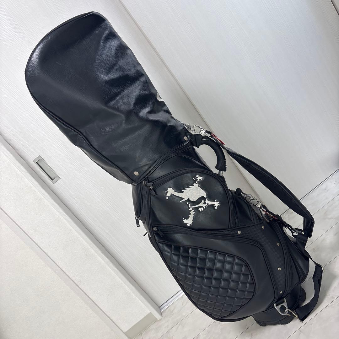 美品 OAKLEY オークリー SKULL キャディバッグ 3点式　ブラック