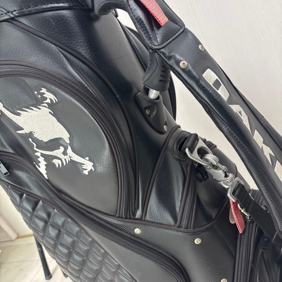 美品 OAKLEY オークリー SKULL キャディバッグ 3点式　ブラック