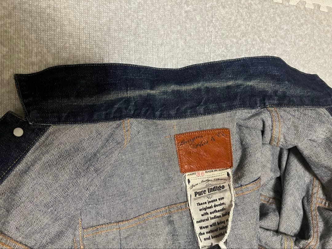 Burgus Plus バーガスプラス1st 復刻デニムジャケット　36